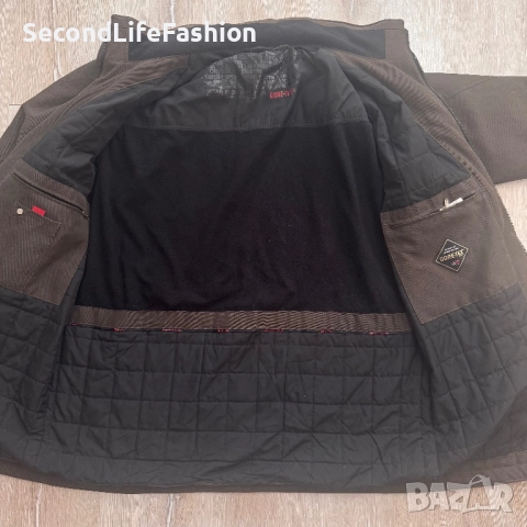 Мъжко яке Pierre Cardin Vintage Gore-Tex, черно, размер 52 L, Ahlers Group, кафяво, снимка 2 - Якета - 52180648