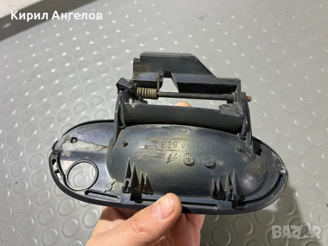 Метални външни дръжки на вратите за BMW E39 (черни), снимка 9 - Части - 53302162