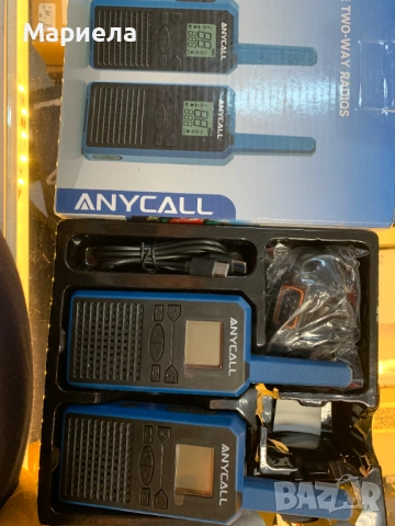 Уоки-токи с 8 канала и 121 кода за поверителност / LCD дисплей / Радио, снимка 3 - Друга електроника - 51890131