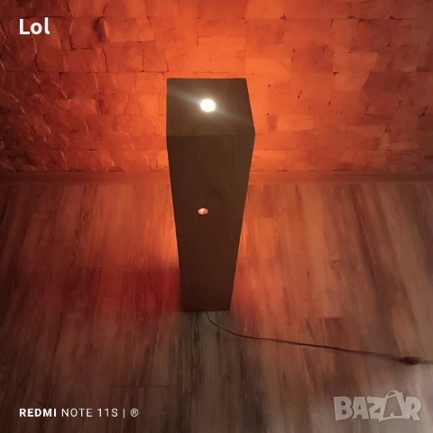 Декоративна  лампа. Ръчна изработка, снимка 6 - Лед осветление - 50475457