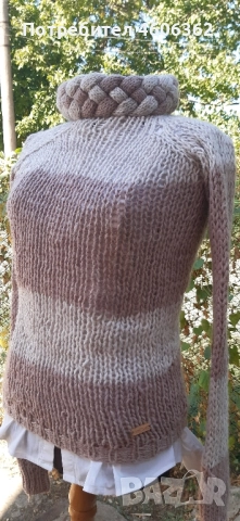 ръчно изплетен пуловер , снимка 2 - Жилетки - 51855480