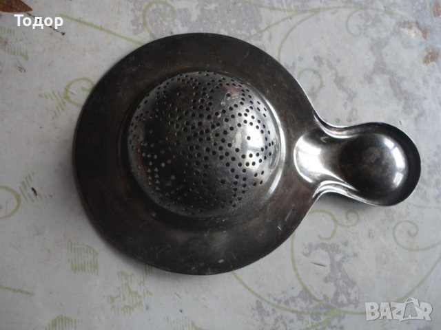 Уникална цедка за чай Christofle Prinz Regent, снимка 2 - Сервизи - 42990860