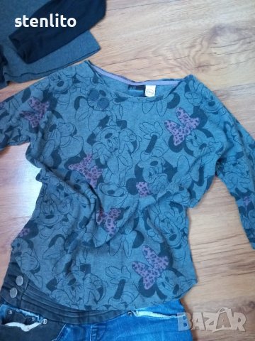 блузка на Disney с принт Мини Маус р-р 134/140, снимка 4 - Детски Блузи и туники - 43451351