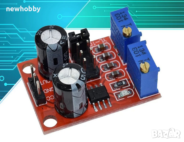 1Hz-200kHz Сигнал генератор с IC 555