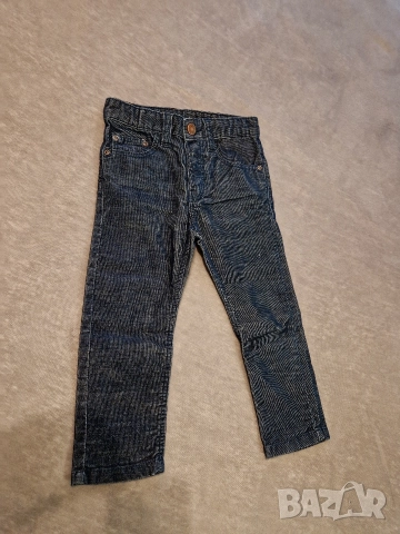 2-3г 98см Панталон тип джинси, черни, без следи от употреба 