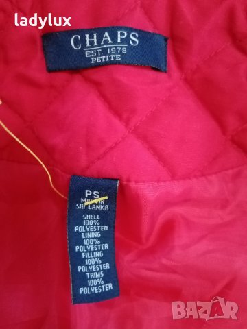 Chaps, Ватирано Яке, Размер S. Код 1375, снимка 4 - Якета - 34854005