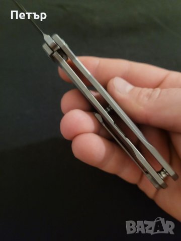 Two Sun флипер с титан и стомана D2 , снимка 8 - Ножове - 38991560