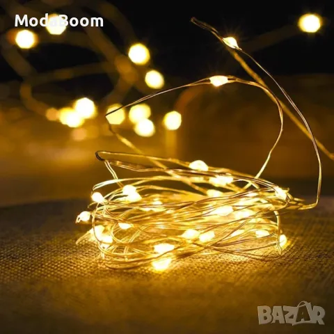 Приказни LED светлини струни 10 метра светодиодни SD14, снимка 3 - Други стоки за дома - 48121758