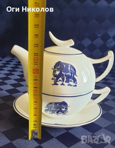 Порцеланов  дизайнерски сервиз за чай-TEA logic Elab.Design Finе Bone China, снимка 2 - Сервизи - 50757400