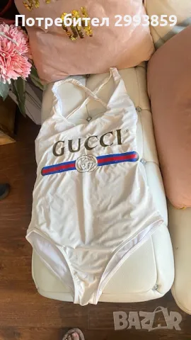 Бански Gucci*God saves the queen, снимка 2 - Бански костюми - 47361162