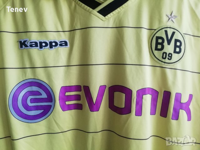 Borussia Dortmund #7 Lewandowski Kappa 2010/2011 оригинална тениска фланелка Борусия Дортмунд , снимка 4 - Тениски - 42987217