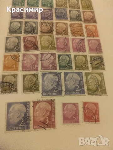 Пощенски марки Теодор Хойс !, снимка 12 - Филателия - 52043330