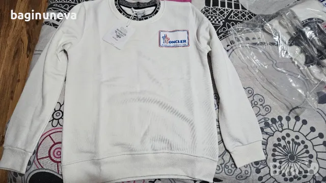 Нова бяла блуза Moncler 3-4-5-6-7-8-9-10-12г, снимка 7 - Детски Блузи и туники - 48949010