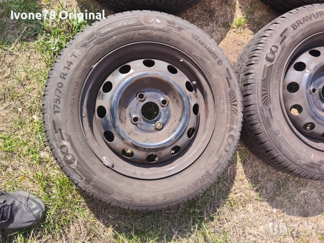 ПРОМО Железни Джанти за Hyundai Toyota KIA 4x100 14 цола.Отлично състояние., снимка 2 - Гуми и джанти - 52186431