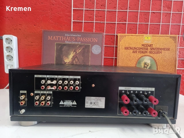 Усилвател SONY F-505ES, снимка 7 - Ресийвъри, усилватели, смесителни пултове - 53480473