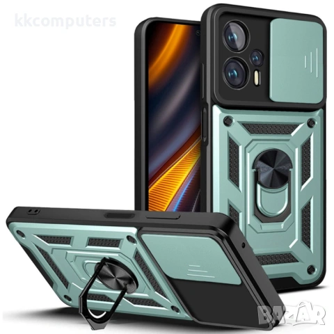Xiaomi Poco X4 GT 5G / Redmi Note 11T Pro+ 5G / Redmi Note 11T Pro 5G Удароустойчив Ring Holder Калъ, снимка 4 - Калъфи, кейсове - 53186014