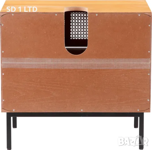 Дървен Шкаф за мивка COUCH 81885014 ратанова плетка шкаф за баня, снимка 6 - Шкафове - 49356955