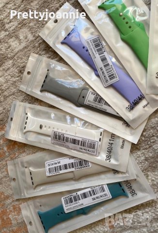 Намаление!Силиконови каишки Apple Watch 38/40/41 m, снимка 7 - Каишки за часовници - 40087741