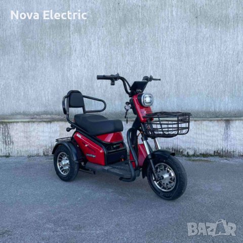 Двуместна Електрическа Триколка PUDDING 1800W, снимка 3 - Мотоциклети и мототехника - 43591588