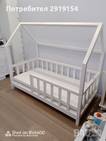 Детско легло тип къщичка, снимка 2 - Мебели за детската стая - 36383944