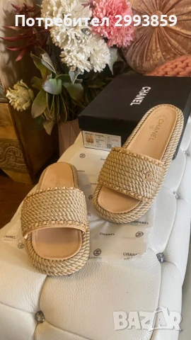 чехли Шанел*Chanel braided sandals*39