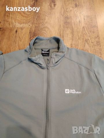 Jack Wolfskin Men's Fleece Jacket - ГОЛЯМО мъжко горнище 3ХЛ, снимка 2 - Спортни дрехи, екипи - 52296071