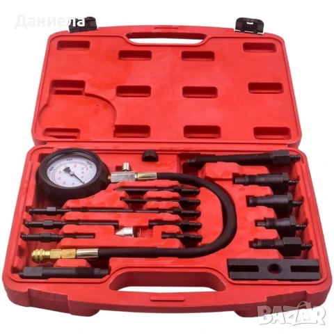 Комплект за тест на компресия на дизелови двигатели, снимка 4 - Аксесоари и консумативи - 50740964