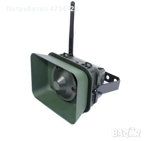 Ловен звуков имитатор 60W водоустойчив в куфар, снимка 3 - Екипировка - 53438383