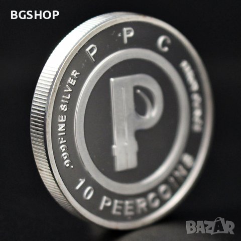 10 Peercoins ( PPC ) - Silver, снимка 3 - Нумизматика и бонистика - 38573797
