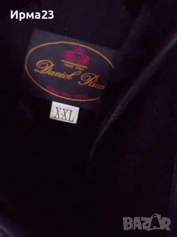 Дамско велурено палто, снимка 2 - Палта, манта - 47273523