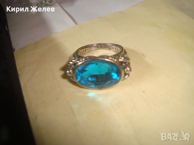 ПОСРЕБРЕН или СРЕБЪРЕН КРИСТАЛЕН ФЕШЪН АРТ ПРЪСТЕН с ПЕЧАТ S925 - 26618, снимка 9 - Пръстени - 36421003