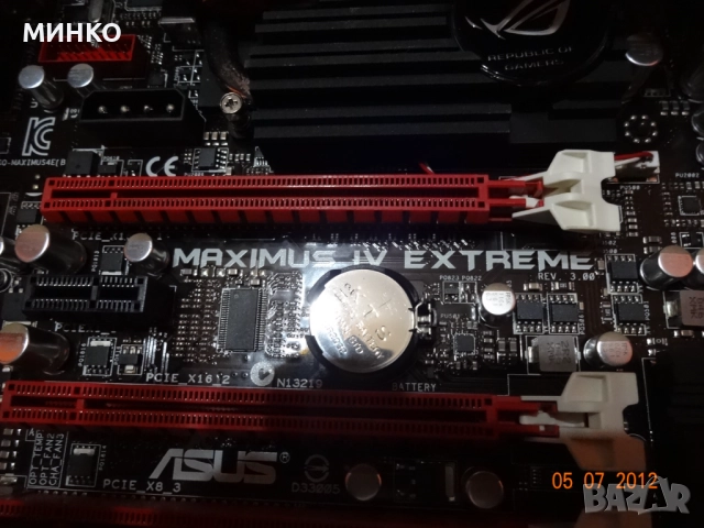 i7 2600+Asus Maximus IV Extreme+16GB G.Skill  DDR3, снимка 7 - Дънни платки - 52875463
