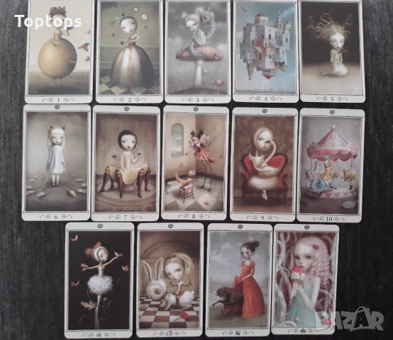 78 таро карти: Nicoletta Ceccoli Tarot & The Little Prince Tarot , снимка 13 - Карти за игра - 33677847