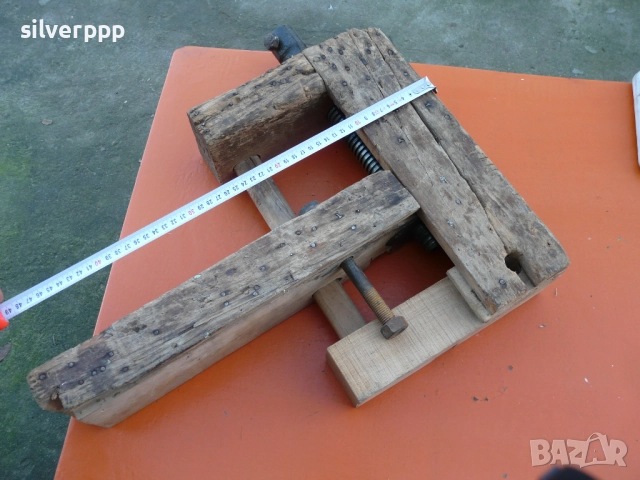  Стара дърводелска стяга , снимка 2 - Стяги - 52616173