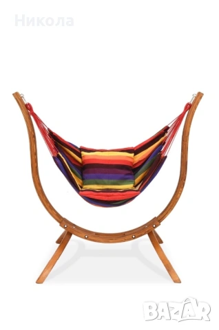 Продавам Хамак с дървена стойка, снимка 2 - Други - 53403691