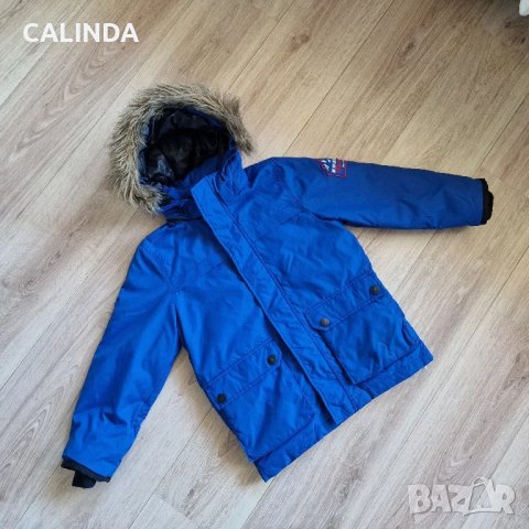 Zara детско зимно яке с естествен пух 7-8 години, снимка 1