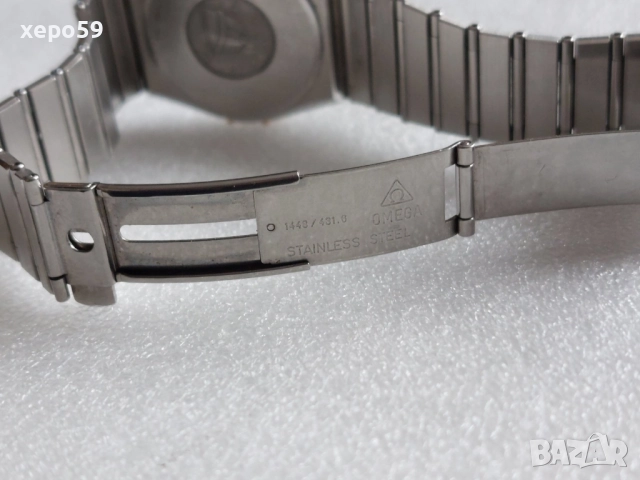 Omega Constellation Mens Watch-часовник Омега,машина кварц-корпус стомана и златна гривна 18к. злато, снимка 10 - Мъжки - 52503360