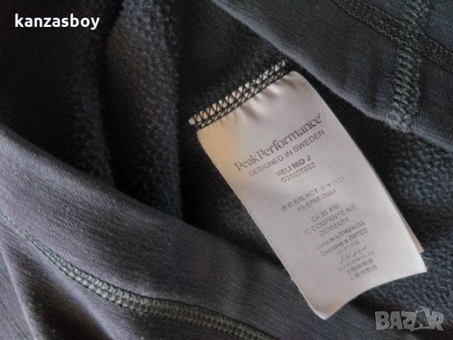 peak performance heli mid j - страхотно мъжко горнище , снимка 6 - Спортни дрехи, екипи - 34740040