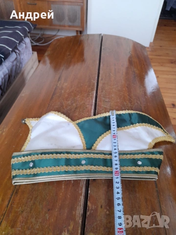 Стара етно шапка #14, снимка 6 - Антикварни и старинни предмети - 53593036