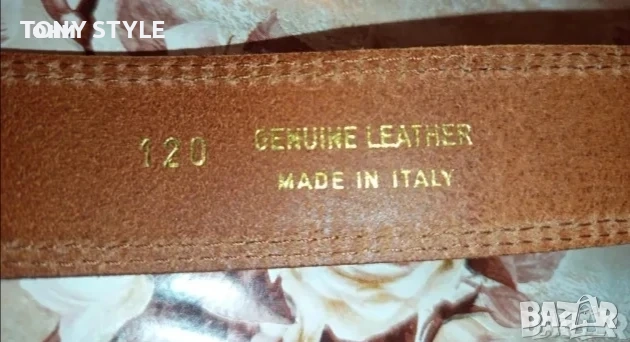 Нов Италиански Дамски Колан Изцяло от Естествена Кожа 125см., снимка 5 - Колани - 51696887