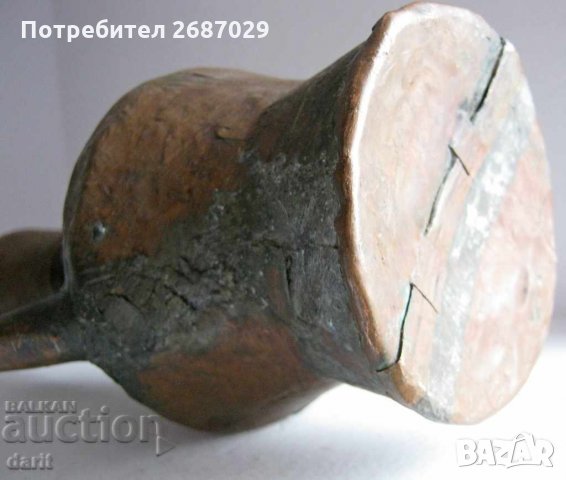 300 годишен ибрик Стар мед метал, снимка 4 - Антикварни и старинни предмети - 28941264