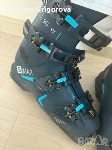 Дамски Ски Обувки Salomon Alp. Boots S/Max 90 W Petrol Bl/Scuba Bl, снимка 5 - Зимни спортове - 53138777