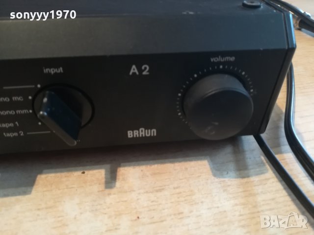 braun a2 amplifier-germany 2403211810, снимка 8 - Ресийвъри, усилватели, смесителни пултове - 32290346