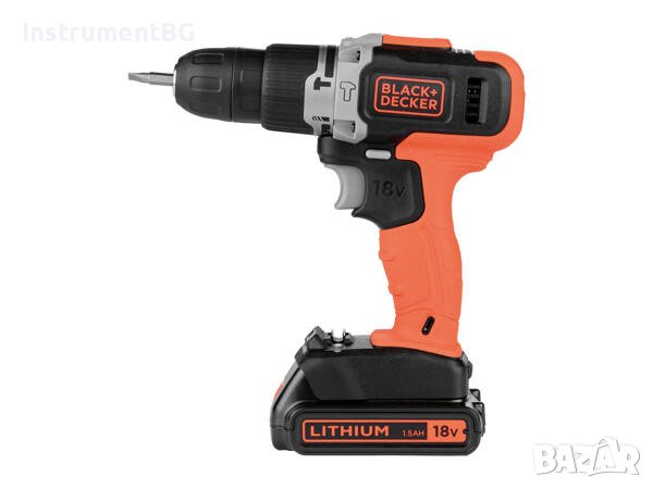 Акумулаторна ударна бормашина Black + Decker BDASB / 18V , снимка 6 - Винтоверти - 40376642