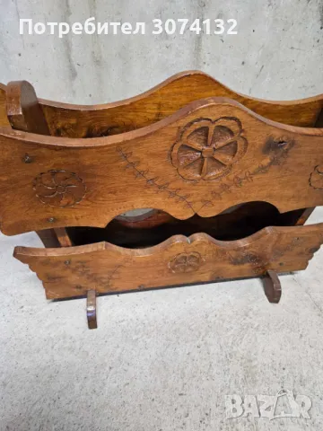 Масивна стойка с дърворезба, снимка 3 - Други - 49668124