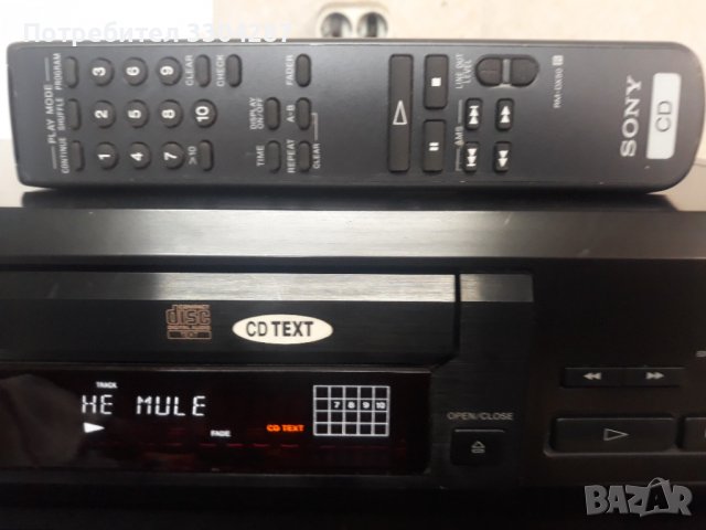 SONY CD плеър има CD text усилване намаляване на звука, снимка 8 - Ресийвъри, усилватели, смесителни пултове - 38725231