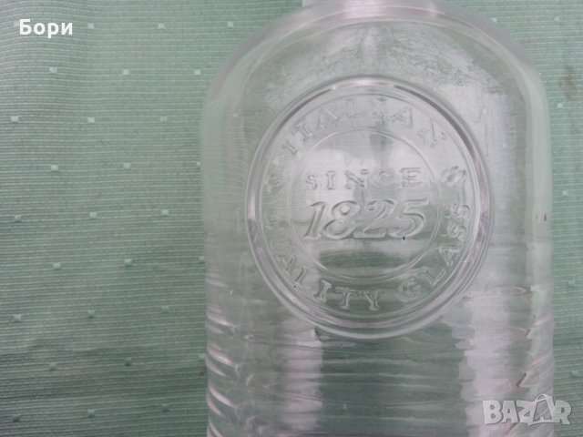 Италианско стъклено шише за алкохол, снимка 2 - Аксесоари за кухня - 35384092