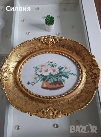 Гоблен с красива рамка , снимка 5 - Гоблени - 52791422