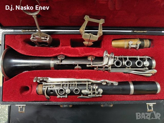 NOBLET ARTIST Model B-FLAT CLARINET - Професионален дървен кларинет с куфар /ПЕРФЕКТЕН/Made in Paris, снимка 3 - Духови инструменти - 37140661