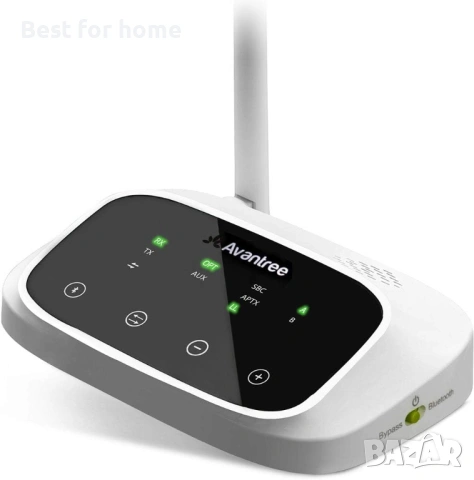 Avantree Oasis Bluetooth предавател и приемник с голям обхват за телевизор и компютър